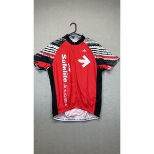 Ascend Elevate Club Jersey Shirt Mens Large Red Safelite Pelotonia‎ Cycling Zip